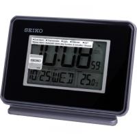 ราคา SEIKO DIGITAL QHL068K Black Dual Alarm Snooze Light Calendar Clock (295586990)