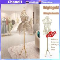 ราคา หุ่นโชว์เสื้อผ้าเหล็กดัดสีทอง หุ่นลวดแต่งตัวผู้หญิง ปรับความสูงได้ สำหรับแสดงเสื้อผ้าและงานตัดเย็บ แข็งแรง ทนทาน (27234212566)