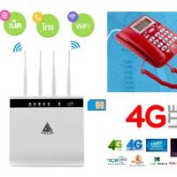 ราคา 4G VoLTE Router 300Mbps เราเตอร์ ใส่ซิมปล่อย Wifi โทรเข้า-ออก+รับสาย ได้ รองรับการใช้งาน กับโทรศัพท์ บ้านได้ (6629917205)