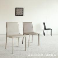 ราคา เก้าอี้อานออกแบบโรงแรมนอร์ดิกที่เรียบง่ายอิตาลีที่เรียบง่ายพนักพิงครัวเรือนร้านอาหารเก้าอี้หนังเก้าอี้รับประทานอาหารเก้าอี้ ผู้มีอิทธิพล BHSG (47603360164)