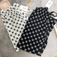 ราคา กางเกงขายาว ผ้าไหมนม เนื้อผ้าหนา งานแฟชั่น Celine (17398489923)