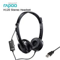 ราคา หูฟัง RAPOO รุ่น H120 STEREO HEADSET USB STEREO (HT-H120-BK) (20319400453)