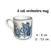 ราคา A Cat Orchestra Mug แก้วกาแฟเซรามิคลายแมวเหมียวเล่นเครื่องดนตรีต่างๆในวงออเคสตร้า (24964333095)