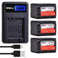 ราคา VW-VBT380 VWVBT380แบตเตอรี่ Bateria พร้อม Charger สำหรับ Panasonic VW-VBT380 VBT190, HC VXF999 VX878 VX989 V160 V180 V27 (19747389542)