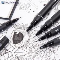 ราคา EAZYLIVING 1 ชิ้น Uni Pin วาดปากกา Fine Line 005 01 02 03 05 08 เข็มปากกา O3P4 (43502276227)