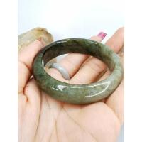 ราคา กำไลหยก​แท้​ ไซส์​ 52 mm. J 1352 มีใบรับประกัน​สินค้า​ (18480119304)