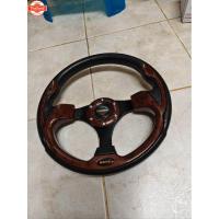 ราคา PA วงพวงมาลัยแต่งขนาดวง 12 นิ้วก้านตรงใส่รถได้ทุกรุ่นสินค้ามาใหม่ลายไม้เข้ม (41167778385)