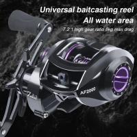 ราคา Baitcasting Reel 8KG ลาก 12 + 1BB 7.2: 1 Ratio โลหะ Spool เบรคแม่เหล็กระบบ Bass Fishing Reel อุปกรณ์ตกปลาน้ (23907385212)