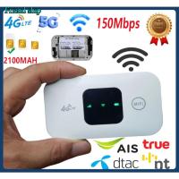 ราคา โมบายไวไฟ Router รองรับทุกซิม เสียบใช้เลย ไวไฟพกพา Pocket WiFi 5G ไวไฟพกพาใส่ซิม Pocket WiFi 4G ไวไฟพกพา รองรับทุกซิม (29528581716)