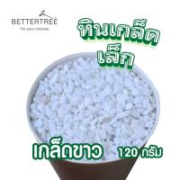 ราคา หินเกล็ดขาว 120 g หินกระบองเพชร หินใส่กระถางเล็กๆ หินแม่น้ำ (7324560263)