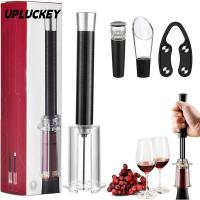 ราคา UPLUCKEY ที่เปิดขวดแรงดันอากาศด้วยตนเอง, Pourer Vacuum Stopper ชุดเปิดไวน์, พร้อมปั๊มแรงดันเครื่องเติมอากาศที่เปิดไวน์ (51153633308)