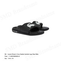 ราคา Lacoste รองเท้าแตะ รุ่น Lacoste Women's Croco Dualiste Synthetic Logo Strap Slides Code: 7-43CFA0040312 (26551297041)