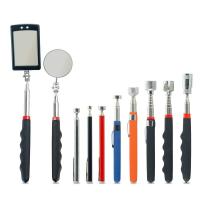 ราคา ขนาดลึกแม่เหล็ก Picker ก้านเหล็กแม่เหล็ก Telescopic Extension Rod เครื่องมือซ่อมรถยนต์กระจกสี่เหลี่ยมรอบกระจกไฟฉายหัว BO0E (29094016025)