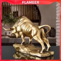 ราคา [คนพ่นไฟ] เรซิ่นสัตว์กระทิงประติมากรรมตกแต่งหุ่นสะสมสําหรับโฮมออฟฟิศห้องนอนชั้นวางโต๊ะเครื่องประดับ (51754507152)