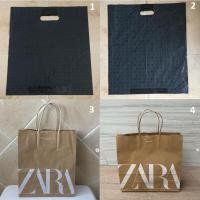 ราคา ถุง ถุงกระดาษ แบรนด์ zara ใบใหญ่ ของแท้ จาก shop ที่ เซนทรัล และ central world สภาพสวยมาก ใส่เสื้อ ใส่ของ (1327515764)