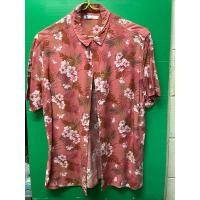 ราคา AIIZ เสื้อเชิ้ตชายฮาวาย สีแดงอ่อนลายดอก งานมือ 2 (มีตำหนิ) (25863068707)