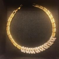 ราคา สร้อยข้อมือทองเหมือนแท้มีเพชรใบมะกอกสวยมากๆความยาว 18.5 เซนติเมตรใส่ได้ 19 ก็ได้นะคะราคาพิเศษ 529 บาทจัดส่งฟรี (1918855244)