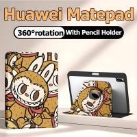 ราคา เคส​หัวเหว่ย​​ Huawei MatePad 11 Pad10.4 เคส หัวเว่ย Matepad SE11/SE 10.4 หัวเว่ย matepad pro11 เคส Huawei matepad 11.5 /11.5”S matepad pro10 8 Lovely LABUBU 360° rotation Case Huawei (26811443557)