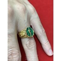 ราคา แหวนไอ้ไข่ ไอ้ไข่ เด็กวัดเจดีย์ ทองเหลือง ลงยาหน้าแหวนสีเขียว (1877316125)