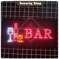 ราคา BAR ขนาด 48 * 25 * 2 cm ป้ายไฟ LED ป้ายไฟตัวอักษร ป้ายไฟสำเร็จรูป ตกแต่งหน้าร้าน (29620008504)