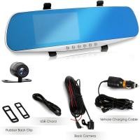 ราคา S300 กล้อง​ติด​รถยนต์​ หน้า​หลัง​ กล้อง​กระจก​ FHD1080P​ (44850764218)