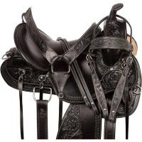 ราคา อานม้าหนังแท้พร้อม Headstall สำหรับขี่ม้า (44476829690)