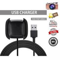 ราคา fitbit versa 2 charger สายชาร์จ Fitbit versa Lite สายยาว1เมตร สายชาร์จสำหรับ Fitbit Versa 2 Charger (50753575620)