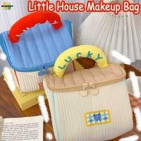 ราคา Niche Design Cream Style Cottage Travel Storage Bag - กระเป๋าถือแต่งหน้าสกินแคร์ซิปคู่ (43076016859)