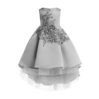 ราคา Gd32602 พร้อมส่งชุดเดรสออกงานเด็กสีเทา ชุดราตรีเด็ก ทรงหน้าสั้น-หลังยาว เกรดงานสวย รับประกันเปลี่ยนได้ (7309520205)