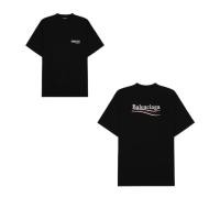 ราคา (พร้อมส่งในไทย) เสื้อยืด Balenciaga Wave tee black ของแท้100% (40058047432)