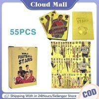 ราคา 55ชิ้น/กล่องการ์ดฟุตบอลเกมนักฟุตบอลพัดลมการ์ด55แผ่น (29779523206)