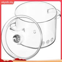 ราคา หม้อซุปที่ทนทานหม้อหุงแก้วใสขนาดใหญ่ทําอาหารเครื่องแก้วพร้อมฝาปิด โอเค (46303529817)