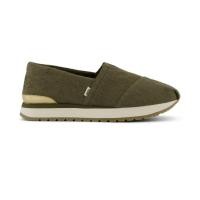 ราคา TOMS รองเท้าลำลองผู้หญิง รุ่น Resident Plus Military Olive Two Tone Slub (CF) รองเท้าลิขสิทธิ์แท้ (44324111890)