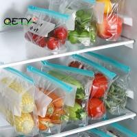 ราคา [qetyellow] 20 ชิ้นห่อถุงบรรจุภัณฑ์พลาสติกถุงเก็บอาหารนํามาใช้ใหม่ตู้แช่แข็งแซนวิชถุงปิดผนึกครัวตู้เย็นถนอมอาหาร TH (56304305549)