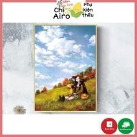 ราคา สาวป่าท้องฟ้าสีฟ้าข้ามเย็บปักถักร้อยจิตรกรรม (24779613426)