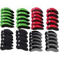 ราคา 11Pcs Golf Club Head Covers Iron Putter Head Cover Set Outdoor Sport Golf Accessoires (54603539481)