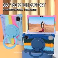 ราคา เคสแท็บเล็ต ซิลิโคน พร้อมขาตั้ง หมุนได้ สําหรับ TCL Tab 10S 10L 10.1 นิ้ว 10 MAX 10.36 นิ้ว (14099022653)