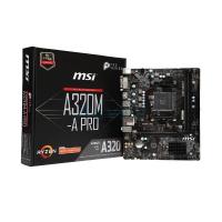 ราคา % New Gen3 MSI A320M-A PRO Mainboard DDR4 AM4 Ryzen 3Years Warranty (4555542722)