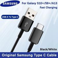 ราคา Original Samsung ประเภท C สาย USB C Fast Charging Data สายไฟสําหรับ Galaxy A10 A20 A30 A15 A16 A12 A13 A14 5G A21s A04s A02s M21 S10 S9 Tab A9 Plus (40062714979)
