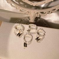 ราคา “Alphabet Pearl Ring” (New)✨ @champdefleur.bkk (แหวนไข่มุกห้อยจี้ตัวอักษร) (26502016473)