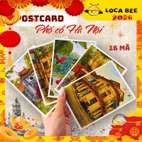ราคา โปสการ์ดเวียดนามสไตล์วินเทจน่ารัก Hanoi old town Locabee ของที่ระลึก (27090035036)