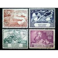 ราคา เกาะ Pitcairn 1949 ครบรอบ 75 ปีของ UPU ยูเนี่ยนไปรษณีย์สากลครบชุด - แสตมป์มือสอง 4 ชิ้น / ชุดem (45903656506)