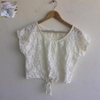 ราคา เสื้อยืด สีขาว ผ้าลูกไม้ grove (18761976167)