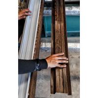 ราคา รั้ว ระแนง เมทัลชีท ลายไม้สักเข้ม☄️หนา0.35มิล0.50-1.80cm.ราคาส่งโรงงาน (27110672953)