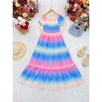 ราคา เดรสยาวเปิดไหล่ ไล่เฉดพาสเทล เดรสเที่ยวทะเลโทนสีพาสเทล (42324195782)