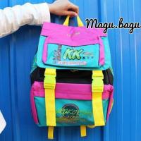 ราคา กระเป๋าเป้ KK สีดำพร้อมส่ง ผ้าร่มกันน้ำใบใหญ่ (466043254)