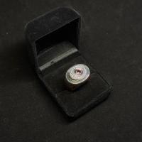 ราคา แหวนดวงตา ทับทิมสยาม ล้อมด้วยพลอยขาว (57454117435)