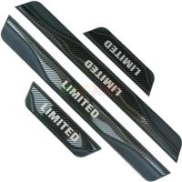 ราคา For GWM ORA Good Cat Accessory 2022 Stainless Carbon Car Door Sill Scuff Plate Kick Entry Guard Pedal Protector Cover (49503430682)