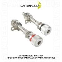 ราคา ราคาต่อ1คู่/Dayton Audio BPA-38SN HD Binding Post Banana Jack Pair Satin Nickel (51001702615)