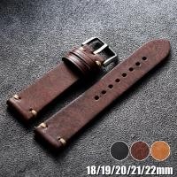 ราคา Handmade ของแท้หนัง 18 มม.19 20 มม.21 22 มม.เย็บ Cowhide สายนาฬิกาสําหรับ Seiko สําหรับ Omega Quick Release สร้อยข้อมือ ASW0 (44754362735)